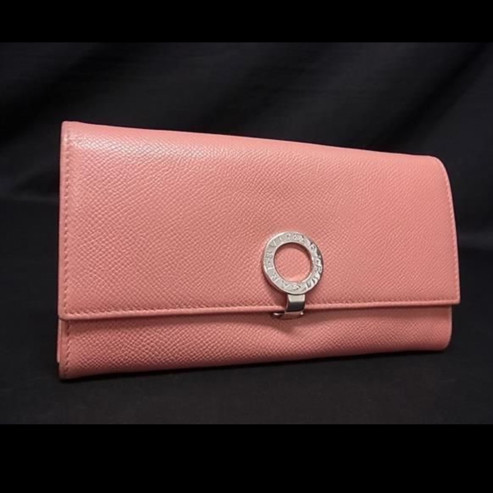 Authentic Bulgari Bvlgari Pink Clutch